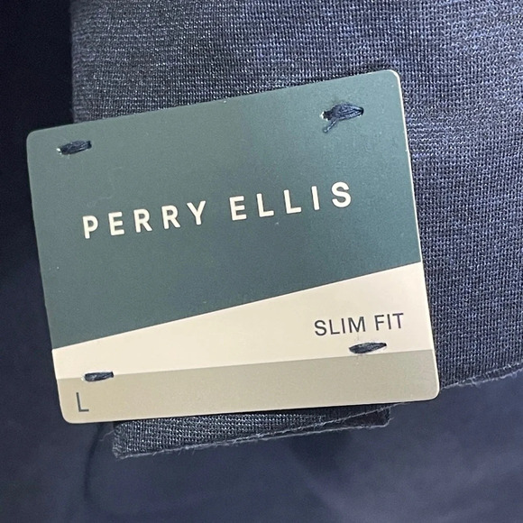 Perry Ellis Slim Fit Classic Indigo Double Button Blazer Men's Size Large NEW - Picture 6 of 9